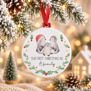 Christmas Ceramic Baby 1st Christmas Hanger