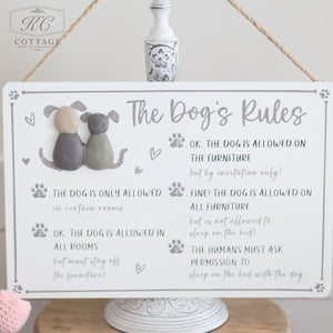 Cat & Dogs House Rules Sign