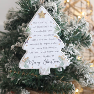 Christmas Sentimental Hanging Ornaments