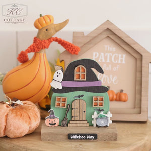 Halloween Spooktacular Spooky Houses Ornament
