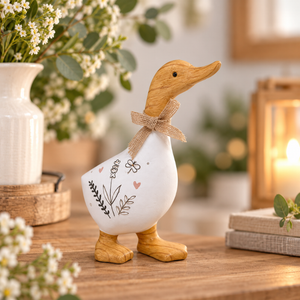 Floral & Butterfly Standing Duck Ornaments