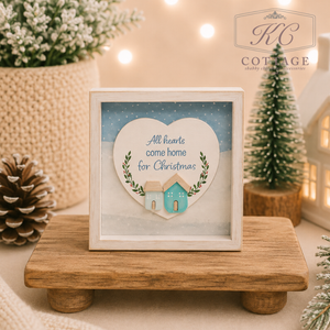 Christmas Sea glass Home Signs