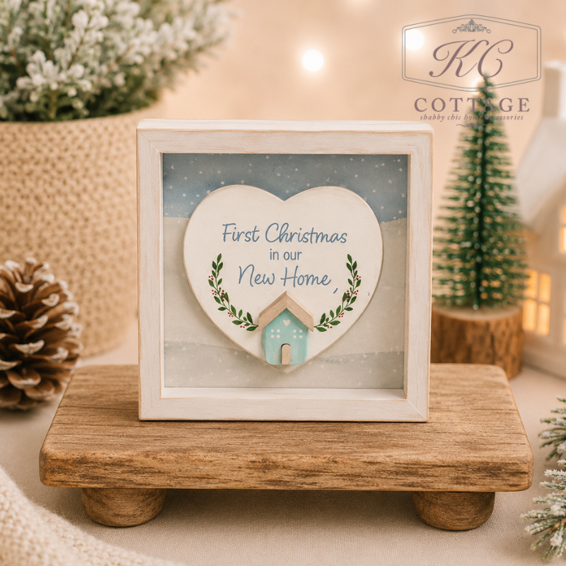 Christmas Sea glass Home Signs