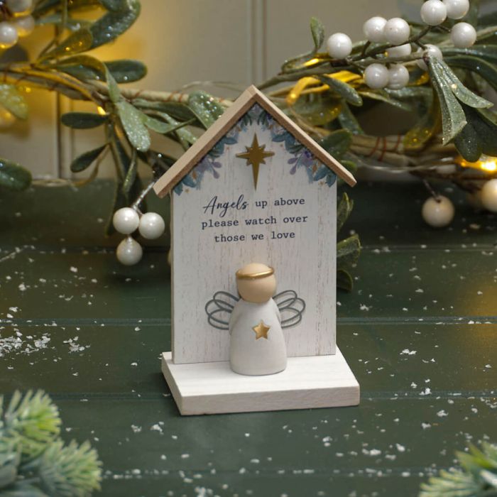 Christmas Angel Wooden Plaque