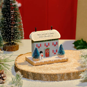 Christmas Have Yourself A Merry Christmas Wooden Cottage