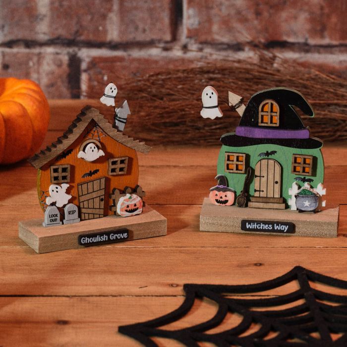 Halloween Spooktacular Spooky Houses Ornament