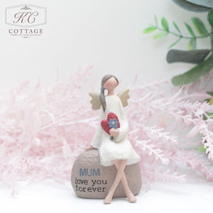 Standing Mum Angel Ornament