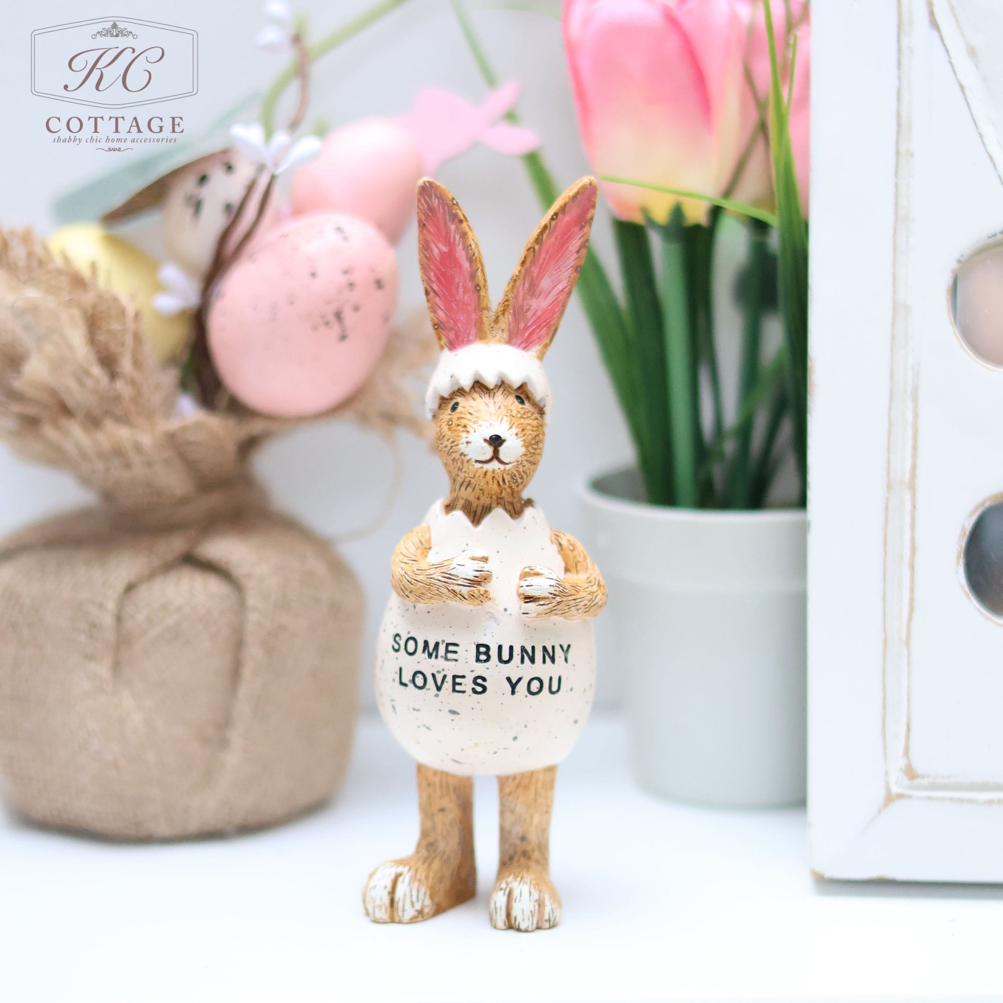 Easter Some Bunny Loves You Rabbit Ornament