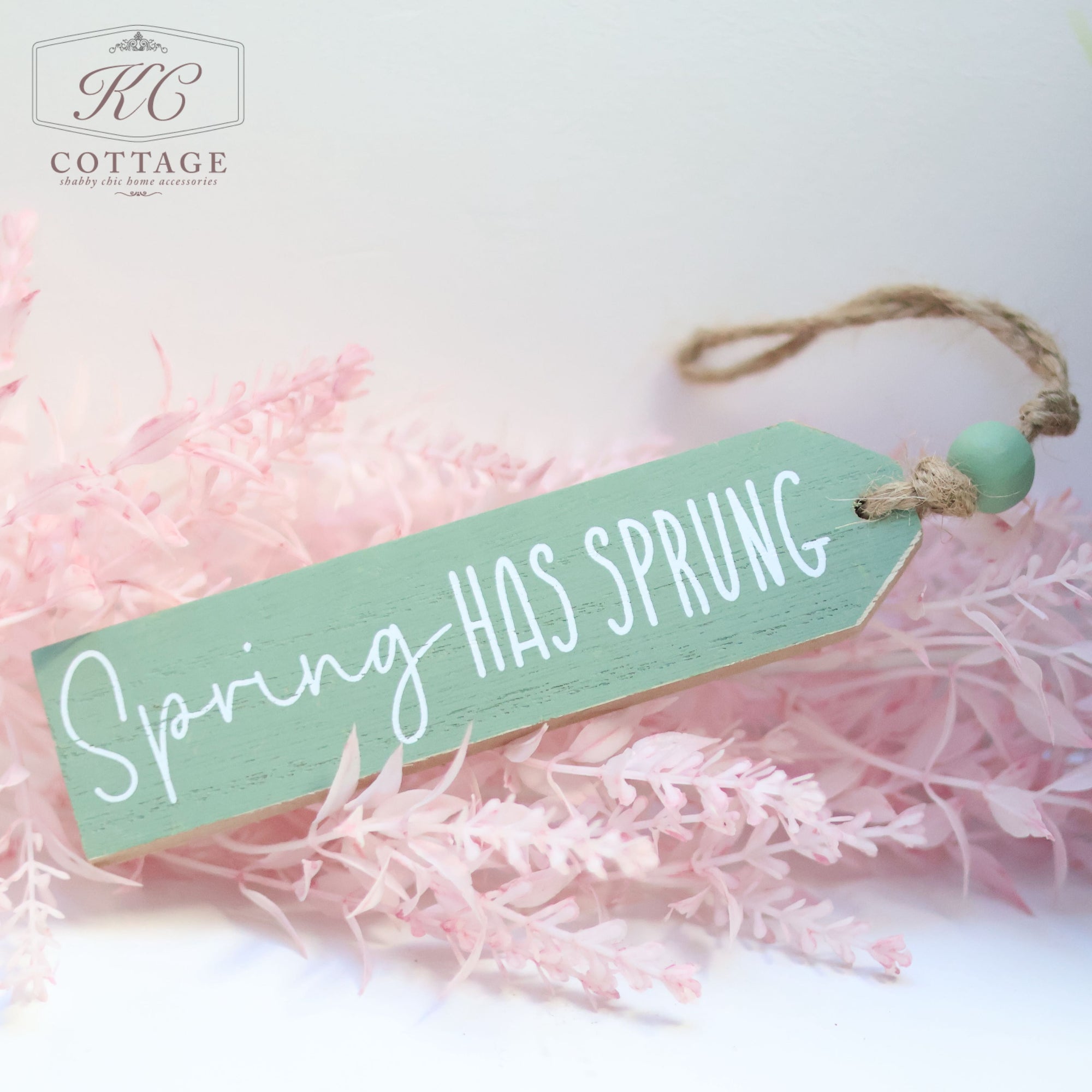 Chunky Wooden Spring Tags