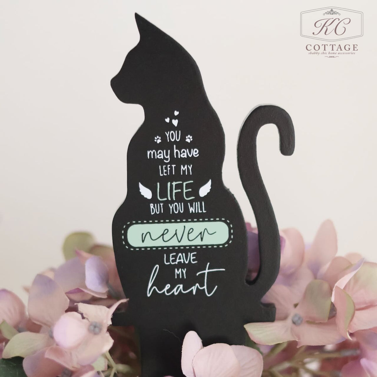 Cat Remembrance Wooden Plant Pot Stake
