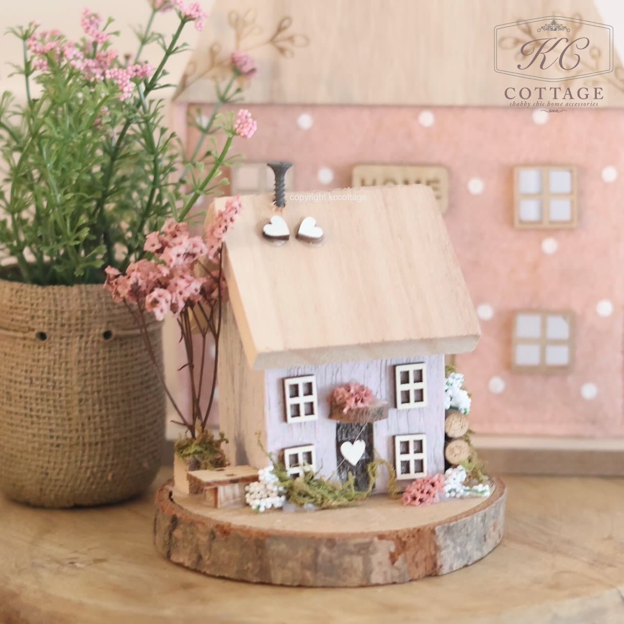 Spring Rustic Cottage Wooden Ornament