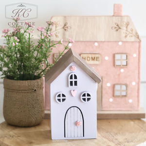 Wooden Cottage Garden Light-up House