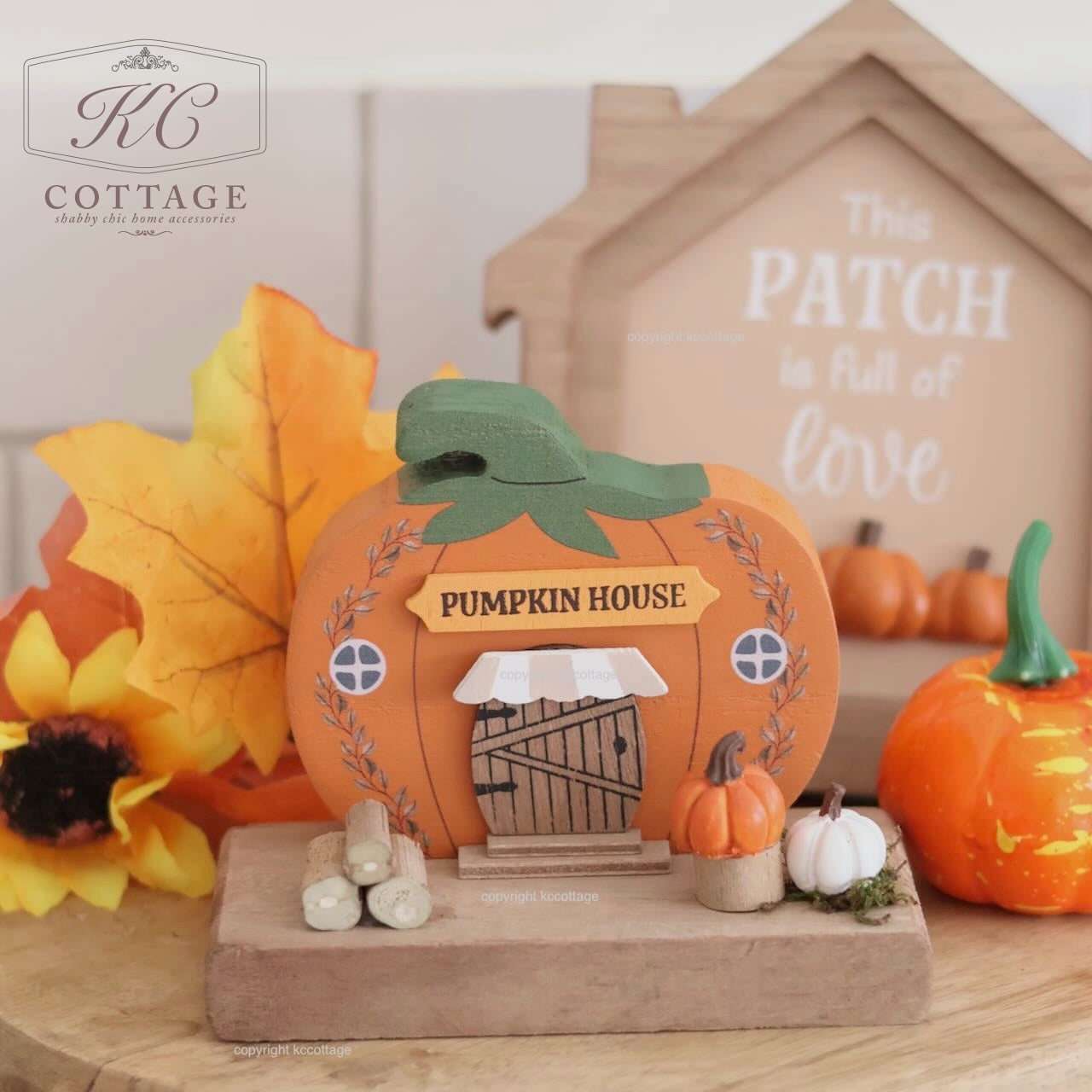 Autumn Pumpkin Harvest Pumpkin House Ornament