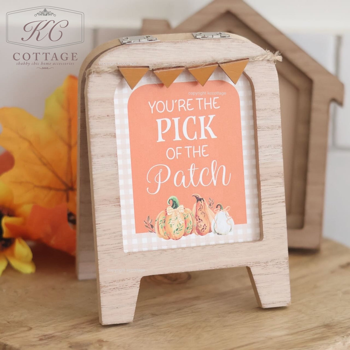 Autumn Pumpkin Harvest Mini A Frame Signs