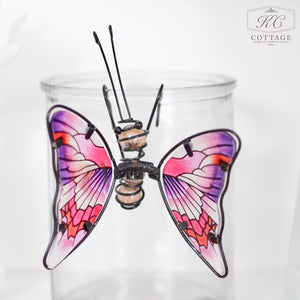 Pink Butterfly Pot Hanger
