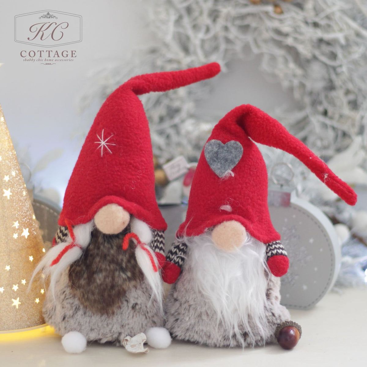Christmas Fabric Standing Woodland Gonks