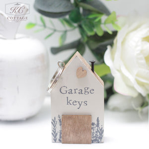 Chunky House Wooden Keyring