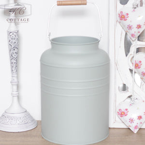 Pastel Churn Planter Green